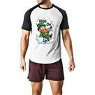 Camiseta Raglan Leprechaun cheio de sorte Camiseta Raglan Leprechaun cheio de sorte