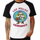 Camiseta Raglan Los Pollos Hermanos - Foca na Moda