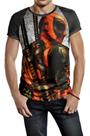 Camiseta Raglan Masculina Deadpool Mercenário Ref:23