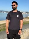 Camiseta Raglan Masculina Preta para Treino Confortável