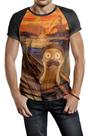 Camiseta Raglan Masculina Rick And Morty O Grito Ref:524