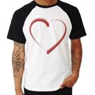 Camiseta Raglan Matrioska Coração - Foca na Moda Camiseta Raglan Matrioska Coração - Foca na Moda