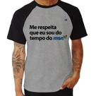 Camiseta Raglan Me respeita que eu sou da época do msn - Foca na Moda Camiseta Raglan Me respeita que eu sou da época do msn - Foca na Moda