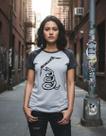 Camiseta Raglan Metallica Feminina