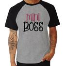 Camiseta Raglan Mini Boss - Foca na Moda