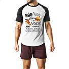 Camiseta Raglan Nao deixe para comer amanha