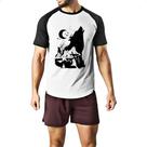 Camiseta Raglan Night Wolf