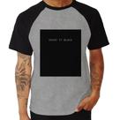 Camiseta Raglan Paint it Black - Foca na Moda
