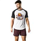 Camiseta Raglan Patinho de borracha Astronauta
