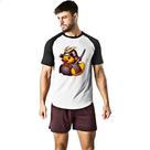 Camiseta Raglan Patinho de borracha Samurai