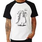 Camiseta Raglan Pause Break - Foca na Moda Camiseta Raglan Pause Break - Foca na Moda