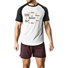 Camiseta Raglan Pense Idealize Tente Sucesso Camiseta Raglan Pense Idealize Tente Sucesso