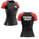 Camiseta Raglan Personal Trainer Dry Fit Proteção Uv