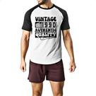 Camiseta Raglan Radio Vintage 1990