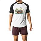 Camiseta Raglan Ratinhos marinheiros