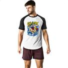 Camiseta Raglan Shark girl attack