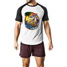 Camiseta Raglan Shark Surf Hawaii Camiseta Raglan Shark Surf Hawaii