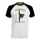Camiseta Raglan Taekwondo Martial Arts Camiseta Raglan Taekwondo Martial Arts
