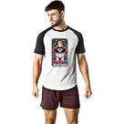 Camiseta Raglan Taro cachorro Shih Tzu