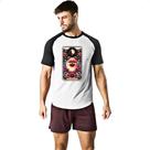 Camiseta Raglan Taro cachorro Spitz-alemao
