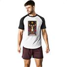Camiseta Raglan Taro gato de Bengala