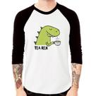 Camiseta Raglan Tea-Rex Manga 3/4 - Foca na Moda