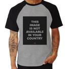 Camiseta Raglan This image is not available in your country - Foca na Moda
