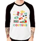 Camiseta Raglan This is my 80's costume Manga 3/4 - Foca na Moda