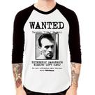 Camiseta Raglan Wanted T-Bag Manga 3/4 - Foca na Moda