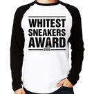 Camiseta Raglan Whitest Sneakers Awards Manga Longa - Foca na Moda