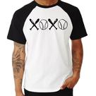 Camiseta Raglan Xoxo Baseball - Foca na Moda