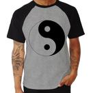 Camiseta Raglan Yin-Yang - Foca na Moda