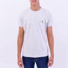 Camiseta Ralph Lauren Masculina Básica Cinza Claro