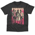Camiseta Ramones Banda Punk Rock Vintage Basica Estampada Unissex 100% Algodão