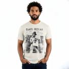 Camiseta Raul Seixas Off White Estilo Vintage e Rock Nacional Alt Universe