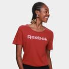 Camiseta Reebok Oportunity Linear Feminina Camiseta Reebok Oportunity Linear Feminina