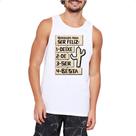 Camiseta Regata 4 passos para ser feliz