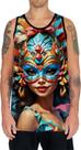 Camiseta Regata Abadá Estampa Carnaval Festa Brasil Samba 17