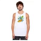 Camiseta Regata Alien surfando good vibes