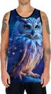 Camiseta Regata Animais Corujas Misticas Aves Noturnas HD 1 Camiseta Regata Animais Corujas Misticas Aves Noturnas HD 1