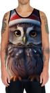Camiseta Regata Animais Corujas Misticas Aves Noturnas HD 19 Camiseta Regata Animais Corujas Misticas Aves Noturnas HD 19