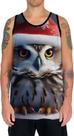 Camiseta Regata Animais Corujas Misticas Aves Noturnas HD 21 Camiseta Regata Animais Corujas Misticas Aves Noturnas HD 21