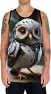 Camiseta Regata Animais Corujas Misticas Aves Noturnas HD 24 Camiseta Regata Animais Corujas Misticas Aves Noturnas HD 24