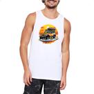 Camiseta Regata Aventura jeep praia sunset