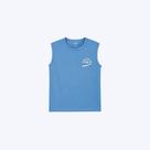 Camiseta Regata Azul em Malha Infantil Menino Hering Kids 51P62VEN