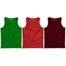 Camiseta Regata Básica Premium Kit 3 Masculina Lisas 100% Algodão