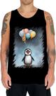 Camiseta Regata Bebê Pinguim com Balões Crianças 3 Camiseta Regata Bebê Pinguim com Balões Crianças 3