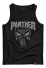 Camiseta Regata Black Panther Pantera Negra Herói