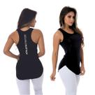 Camiseta Regata Blusa Academia Feminina Athletic Feminina Preto