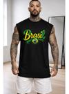 Camiseta Regata Brasil Camisa Cavada